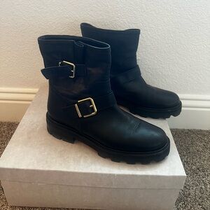 Jimmy Choo Youth II Moto Boots Size 39